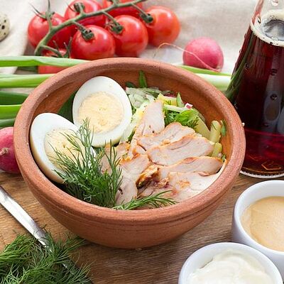 Окрошка с курочкой в Мушмула по цене 339