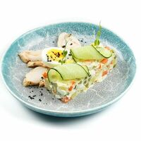 Оливье с курицей в Vibes Cafe