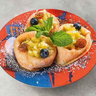 Блинчики Сластена с карамелизированными яблочками в Станъ по цене 450 ₽