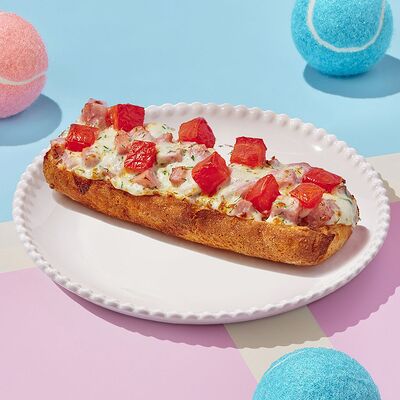 Брускетта с ветчиной и сыром в Dostaевский по цене 343 ₽