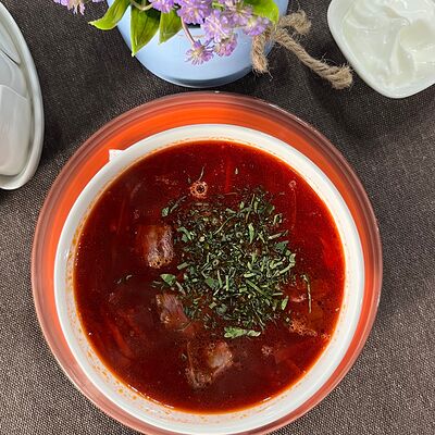 Борщ в Чайхана Лагманная по цене 450 ₽