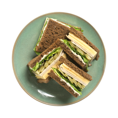 Клаб сэндвич с бужениной и маринованными огурцами в Азбука Вкуса Экспресс Меню по цене 249 ₽