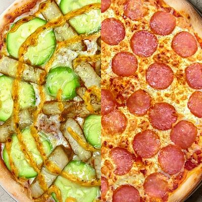 Фитнес-хит и Pepperони в ПиЦЦунда Море начинки по цене 1168 ₽