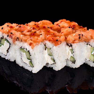 Ролл Тартар с лососем в Рис & рыба по цене 700 ₽