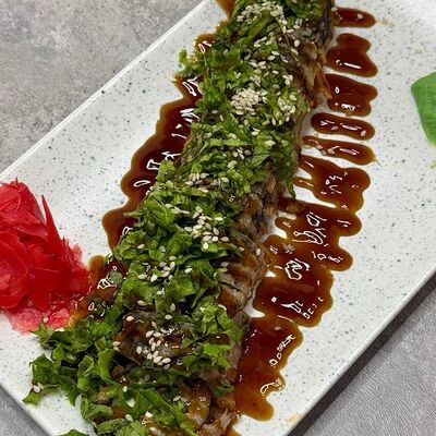 Ролл Зеленый дракон в Бистро 24 на Шамиля по цене 300 ₽