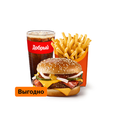 Гранд Пряный микс Комбо Большой в Вкусно – и точка по цене 532 ₽