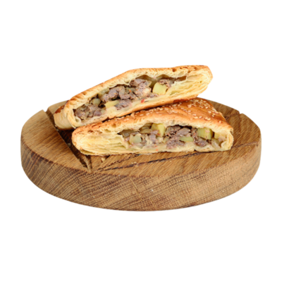 Самса с мясом и картофелем от шеф-пекаря Ав Городской супермаркет в Азбука Вкуса Экспресс Меню по цене 145 ₽