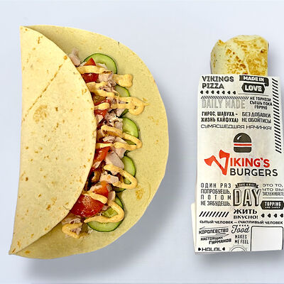 Шаверма-Ролл в Vikings Burgers по цене 265 ₽