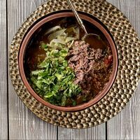 Солянка по-грузински в Алазани