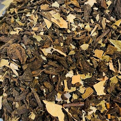 Пуэр сладкая малина, чай листовой черный ароматизированный в Зелёный Домик по цене 250 ₽