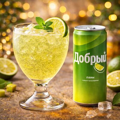 Добрый Лайм лимон 330 мл в Грузинская история №1 по цене 200 ₽