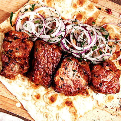 Шашлык из свиной мякоти в Гриль Мания по цене 545 ₽