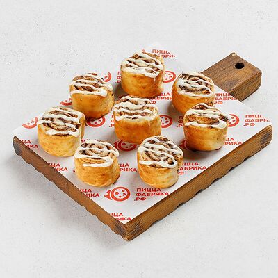 Пышки с сахаром и корицей в ПиццаФабрика по цене 145 ₽