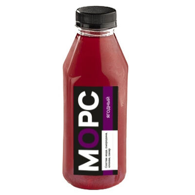 Натуральный ягодный морс собственного производства в Пироги №1 по цене 440 ₽