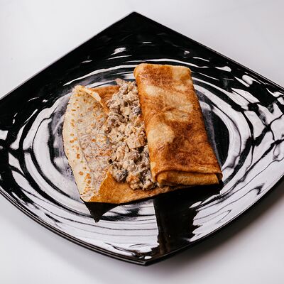 Жюльен с курицей и грибами в Блинная забава по цене 329 ₽