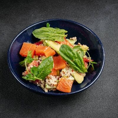 Лосось, авокадо и киноа в Техникум по цене 850 ₽