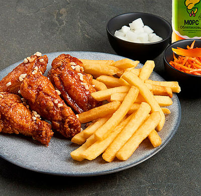 Комбо для одного Малое Крылья и морс в Kannam Chicken по цене 299