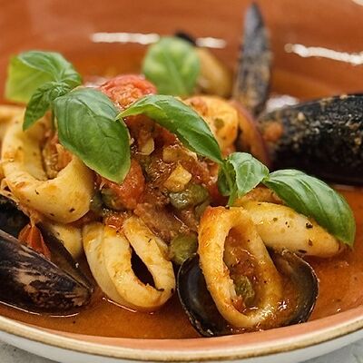 Кальмар по-неополитански в Al Dente по цене 46 р.