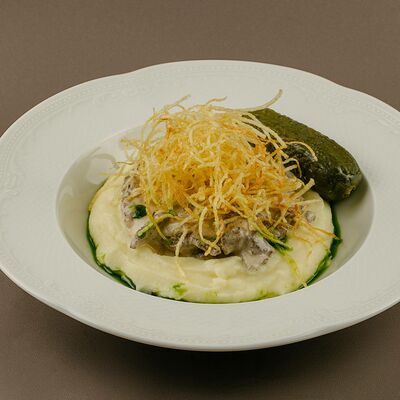 Строганов из говядины в Кими по цене 1070 ₽