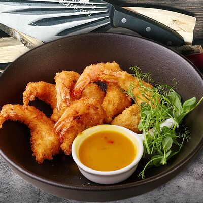 Хрустящие тигровые креветки в Гриль Босс по цене 760 ₽