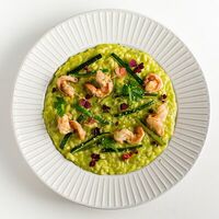 Ризотто креветки с цукини в Matteos