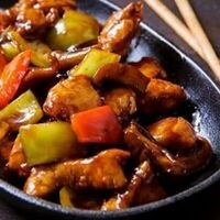 Курица с грибами в Шашлык Хауз