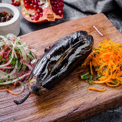 Шашлык из баклажанов с курдюком в Сахара по цене 540 ₽