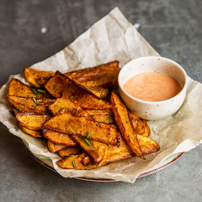 Картофель айдахо с розмарином в Kotleta bar по цене 190 ₽