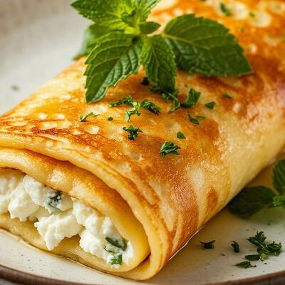 Блинчик с творогом в Кафе SINBAD по цене 196 ₽