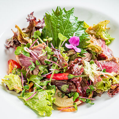 Острый салат с говядиной в Blackberry по цене 26 р.