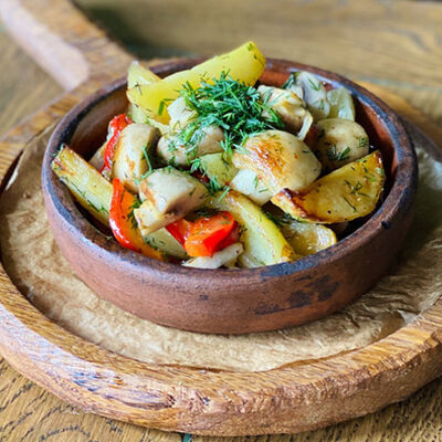 Картошка с грибами в Чача по цене 350 ₽