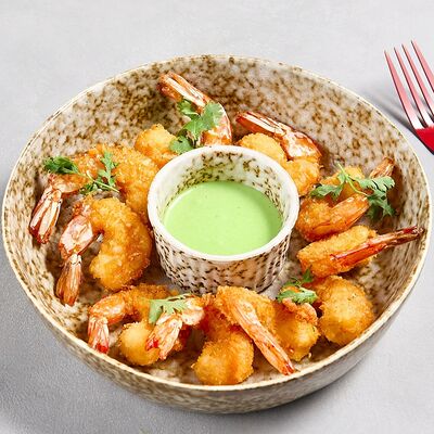 Креветки панко с соусом васаби в Гастробар DOM по цене 650