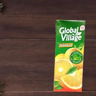 Сок апельсиновый Glodal Village в Рисинка по цене 100 ₽