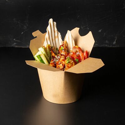 ШаурБокс 100% Лосось в Шаурма-топ Тюмень по цене 399