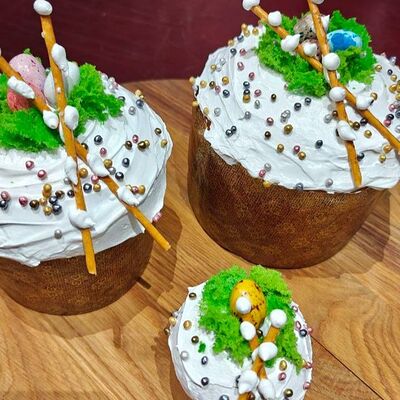 Кулич средний без изюма в Slab BarПИЦЦА БУРГЕРЫ СТЕЙКИ по цене 600 ₽