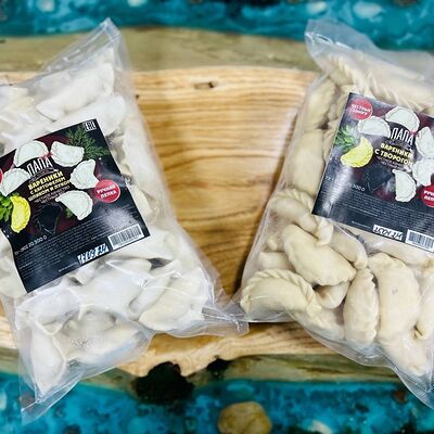 Вареники с рубленым картофелем и шпиком в Папа Чебурек по цене 480 ₽