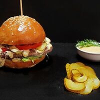 Бургер маринованный (Курица) в Блин да денёр