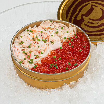 Салат Phantom с крабом, красной икрой и авокадо в Phantom по цене 1990 ₽
