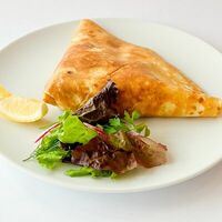 С курицей и грибами в CrepeCafe