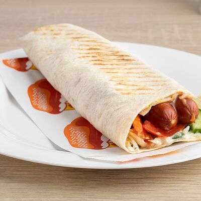 Хот-дог в лаваше в Кебаб на болоте по цене 13 р.