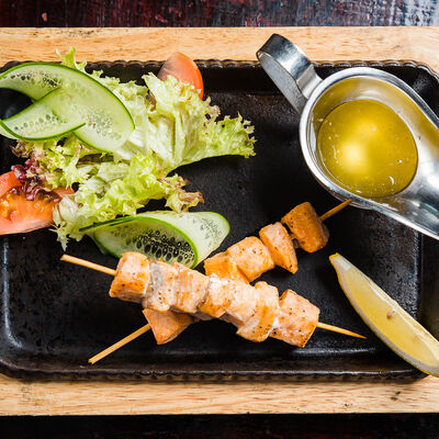 Шашлычок из семги в Reader's pub по цене 520 ₽