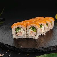 Американский ролл Филадельфия с креветкой в Ёжкин ролл