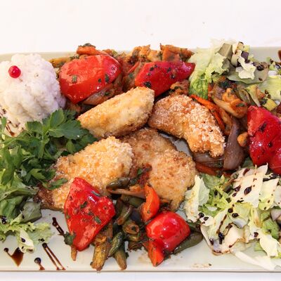 Судак с овощами гриль в Пусан по цене 750 ₽