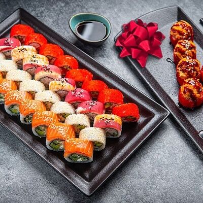 Счастливый комбо в Uchu Sushi Yaki по цене 3149 ₽