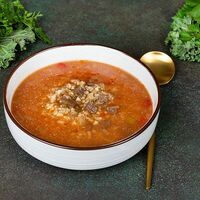 Суп харчо по-грузински в У Палыча. С пылу, с жару!