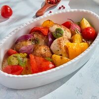 Котлеты из индейки с овощами в Баклажан Озерки
