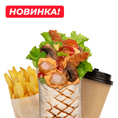 Том Ям с креветкой комбо в Полная дичь по цене 662 ₽