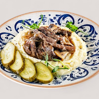 Бефстроганов в Basilic -Территория Вкусной Еды