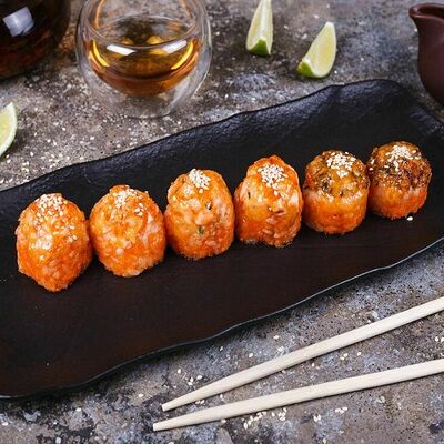 Запеченный ролл Фьюжн в Баклажан в ТЦ 