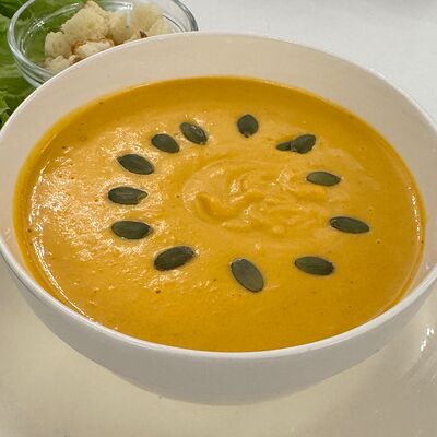 Крем суп с тыквойв Самарканд по цене 590 ₽